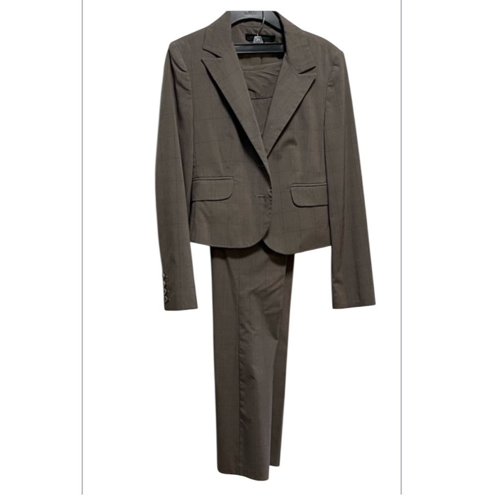 Express Glen Plaid Suit